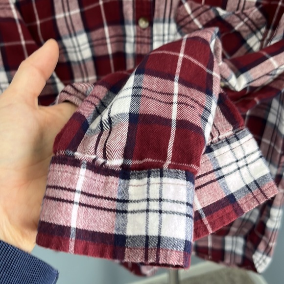 Primark 100% Cotton Long Sleeve Flannel Shirt Size 8 - Picture 4 of 11